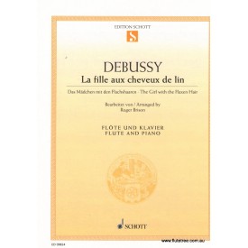 Debussy  C. La fille aux cheveux de lin  (Schott)